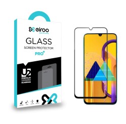 Eiroo Samsung Galaxy M31 Tempered Glass Full Siyah Cam Ekran Koruyucu - 1