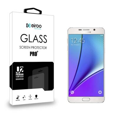 Eiroo Samsung Galaxy Note 5 Tempered Glass Cam Ekran Koruyucu - 1