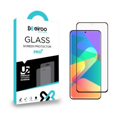 Eiroo Samsung Galaxy S20 Plus Tempered Glass Curve Siyah Cam Ekran Koruyucu - 1