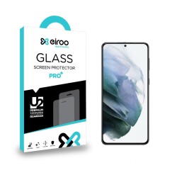 Eiroo Samsung Galaxy S21 Plus Tempered Glass Premium Cam Ekran Koruyucu - 1