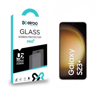 Eiroo Samsung Galaxy S23 Plus Tempered Glass Cam Ekran Koruyucu - 1