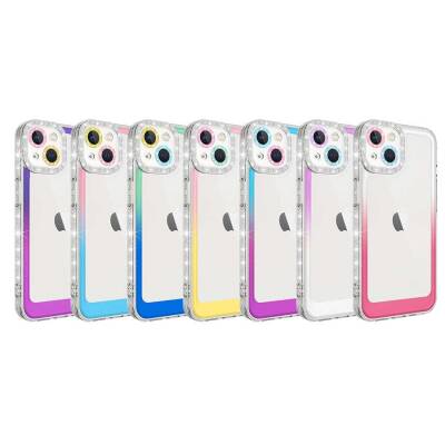 Eiroo Shimmer iPhone 14 Kamera Korumalı Silikon Kılıf - 2