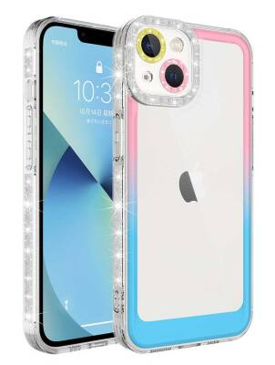 Eiroo Shimmer iPhone 14 Kamera Korumalı Silikon Kılıf - 3