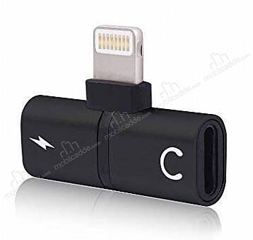 Eiroo Siyah Lightning Girişi Çoğaltıcı Adaptör - 1