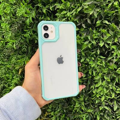 Eiroo Space iPhone 13 Pro Max Yeşil Rubber Kılıf - 3