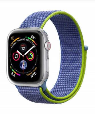 Eiroo Spor Loop Apple Watch Kumaş Kordon (42 mm) - 1