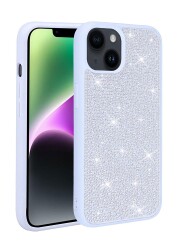 Eiroo Stone iPhone 14 Taşlı Silikon Kılıf - 5