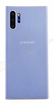 Eiroo Thin Samsung Galaxy Note 10 Plus Ultra İnce Beyaz Rubber Kılıf - 1