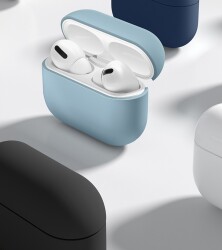 Eiroo Thin Split AirPods 3 Yeşil Silikon Kılıf - 3