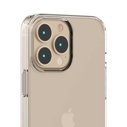 Eiroo Trace iPhone 13 Pro Şeffaf Silikon Kılıf - 5