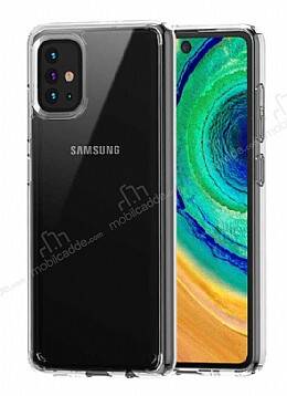 Eiroo Trace Samsung Galaxy A51 Şeffaf Silikon Kılıf - 1