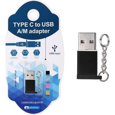 Eiroo Type-C to USB Dönüştürücü Siyah Adaptör - 4