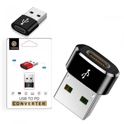 Eiroo USB Girişini Type-C Girişe Dönüştürücü Adaptör - 3