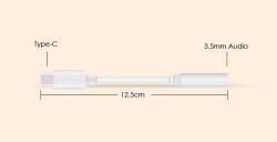 Eiroo USB Type-C 3,5 Jack Kulaklık Girişi Dönüştürücü Adaptör - 5