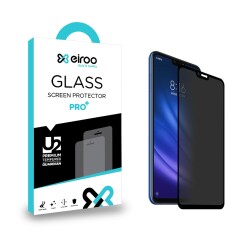 Eiroo Xiaomi Mi 8 Lite Privacy Tempered Glass Cam Ekran Koruyucu - 1