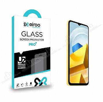 Eiroo Xiaomi Poco M5 Tempered Glass Cam Ekran Koruyucu - 1