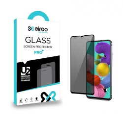 Eiroo Xiaomi Redmi Note 9S Full Privacy Tempered Glass Cam Ekran Koruyucu - 1