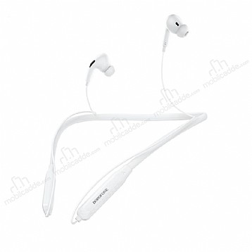 Borofone BE45 Sports Beyaz Bluetooth Kulaklk