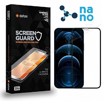 Dafoni iPhone 12 / 12 Pro Full Mat Nano Premium Ekran Koruyucu