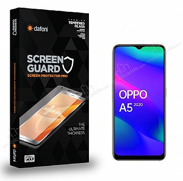 Dafoni Oppo A5 2020 Tempered Glass Premium Cam Ekran Koruyucu