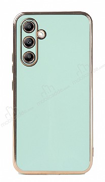 Eiroo Borderline Samsung Galaxy A14 4G Kamera Korumal Yeil Silikon Klf