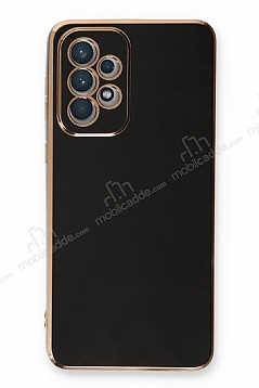 Eiroo Borderline Samsung Galaxy A53 5G Kamera Korumal Siyah Silikon Klf