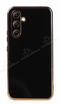 Eiroo Borderline Samsung Galaxy A54 Kamera Korumal Siyah Silikon Klf