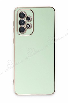 Eiroo Borderline Samsung Galaxy A73 Kamera Korumal Yeil Silikon Klf