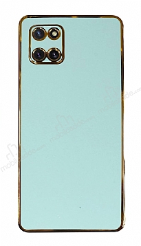Eiroo Borderline Samsung Galaxy Note 10 Lite Kamera Korumal Yeil Silikon Klf