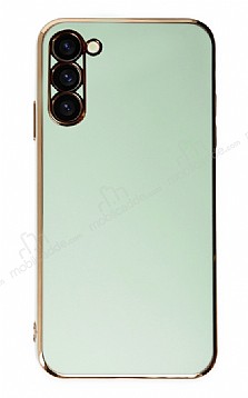 Eiroo Borderline Samsung Galaxy S23 Plus Kamera Korumal Yeil Silikon Klf