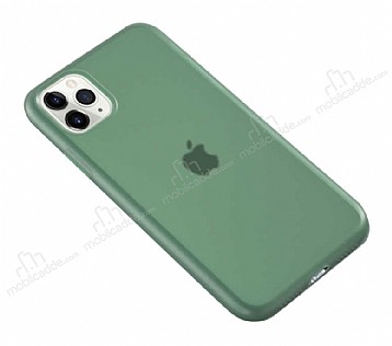 Eiroo Elegant iPhone 11 Pro Max Yeil Silikon Klf