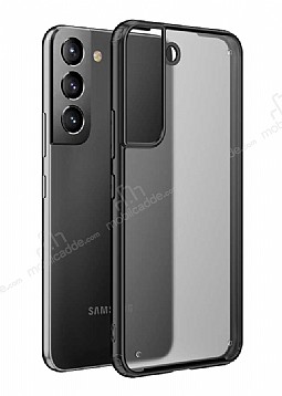 Eiroo Firm Samsung Galaxy S22 Plus 5G Sper Koruma Siyah Klf