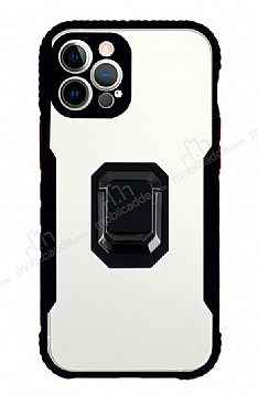 Eiroo Guard iPhone 12 Pro 6.1 in Ultra Koruma Siyah Klf