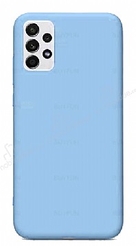 Eiroo Lansman Samsung Galaxy A32 4G Mavi Silikon Klf