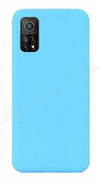 Eiroo Lansman Xiaomi Mi 10T 5G Mavi Silikon Klf