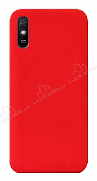Eiroo Lansman Xiaomi Redmi 9A Krmz Silikon Klf