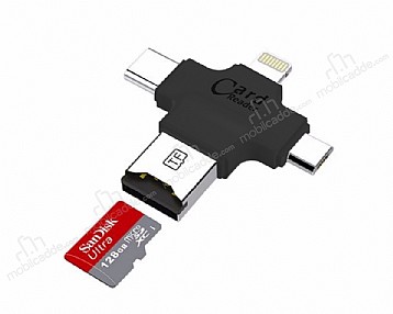 Eiroo Lightning, Micro USB ve USB Type-C OTG Kart Okuyucu