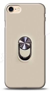 Eiroo Ring Fold iPhone SE 2020 Standl Ultra Koruma Gold Klf