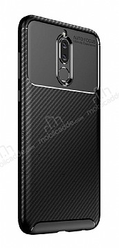 Eiroo Rugged Carbon Huawei Mate 10 Lite Siyah Silikon Klf