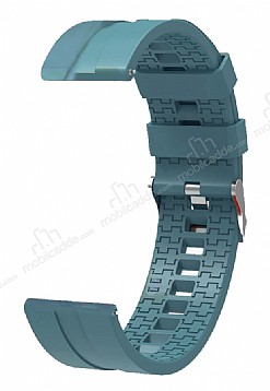 Eiroo Sport Huawei Watch 3 Dark Blue Silikon Kordon