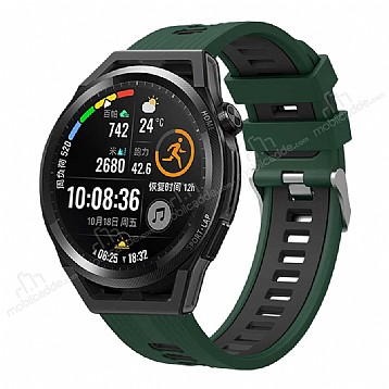 Huawei Watch GT 2 42 mm Yeil-Siyah Silikon Kordon