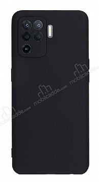 Oppo A94 Kamera Korumal Mat Siyah Silikon Klf
