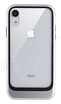Roar Ace Hybrid iPhone XR Silver Silikon Klf
