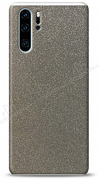 Dafoni Huawei P30 Pro Silver Parlak Simli Telefon Kaplama