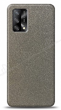 Dafoni Oppo A74 4G Silver Parlak Simli Telefon Kaplama