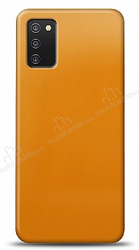 Dafoni Samsung Galaxy A03s Metalik Parlak Grnml Sar Telefon Kaplama