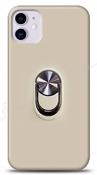 Eiroo Ring Fold iPhone 11 Standl Ultra Koruma Gold Klf