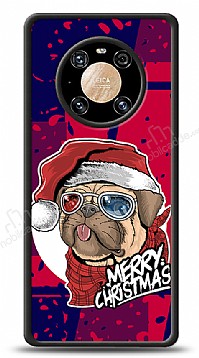 Dafoni Art Huawei Mate 40 Pro Christmas Pug Klf