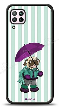 Dafoni Art Huawei P40 Lite Pug in the Rain Klf
