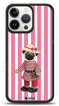 Dafoni Art iPhone 13 Pro Pink Pug Klf